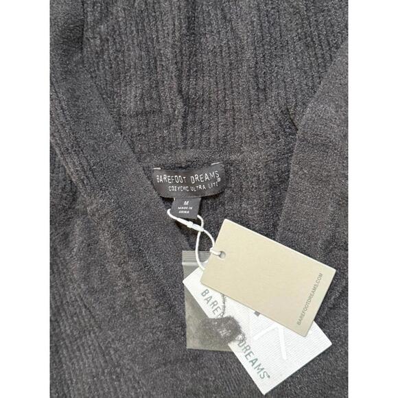 NWT! Barefoot Dreams® CozyChic® Ultra Lite® Sweater Hoodie Size Medium - Picture 2 of 7